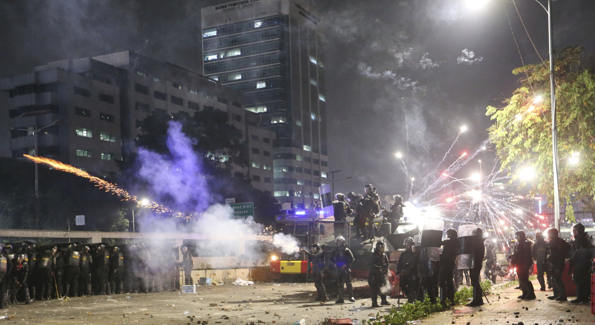 APTOPIX Indonesia Student Protests